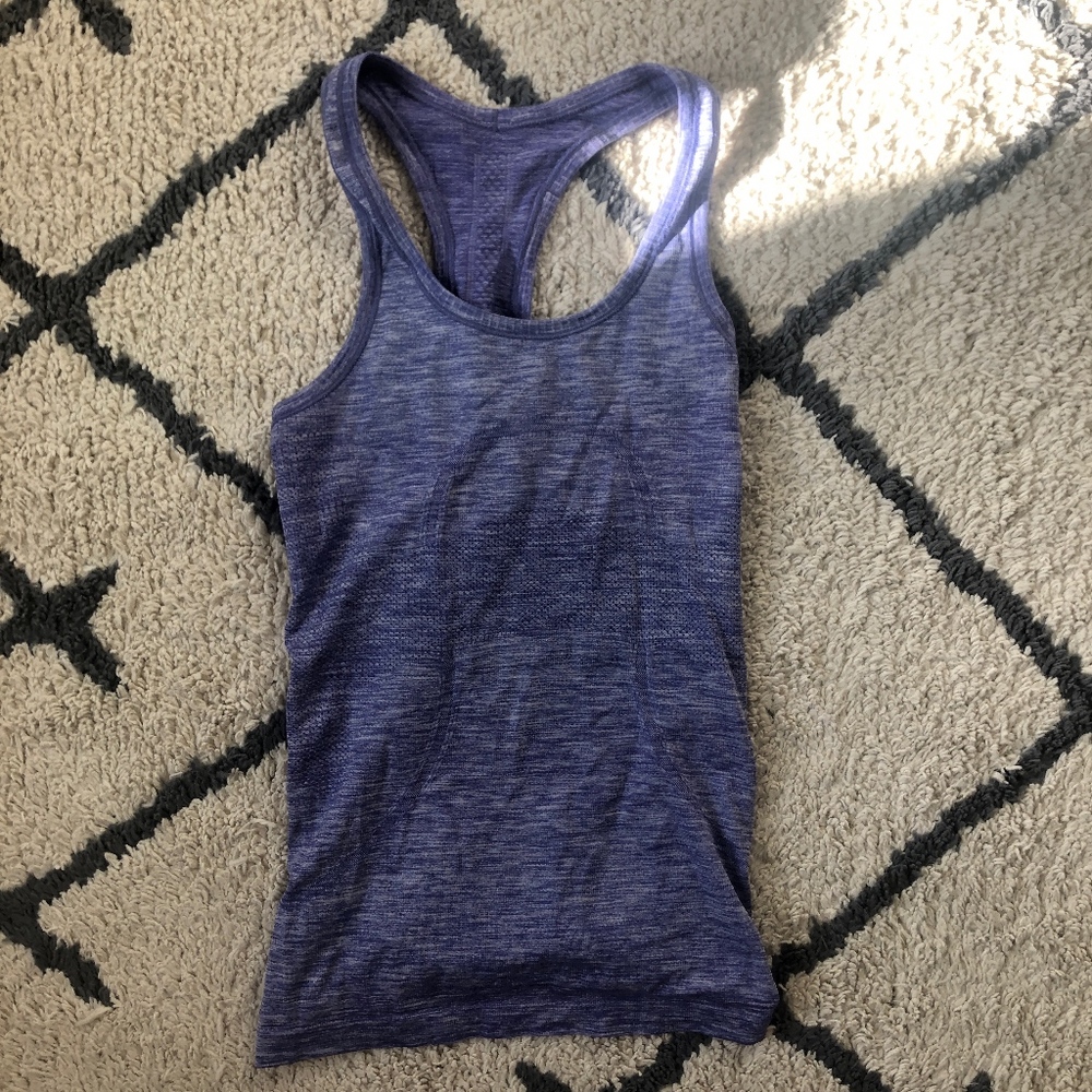 Light Purple Lululemon Racerback Tank Top